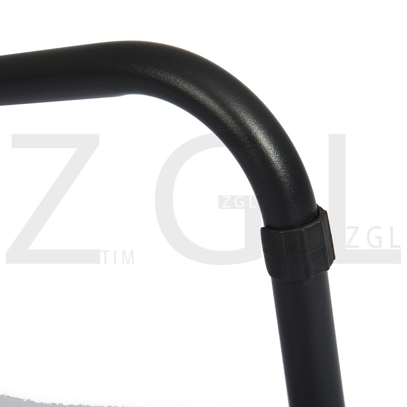Counter Stool with Metal Frame, Dark Brown