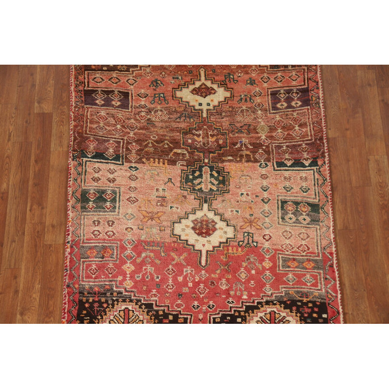 Tapis traditionnel tribal en laine 4 x 6