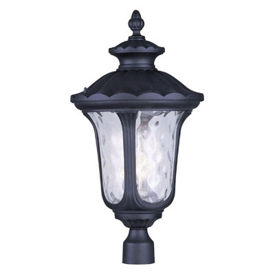 Gunnell clair verre d’eau plein air Post lanterne