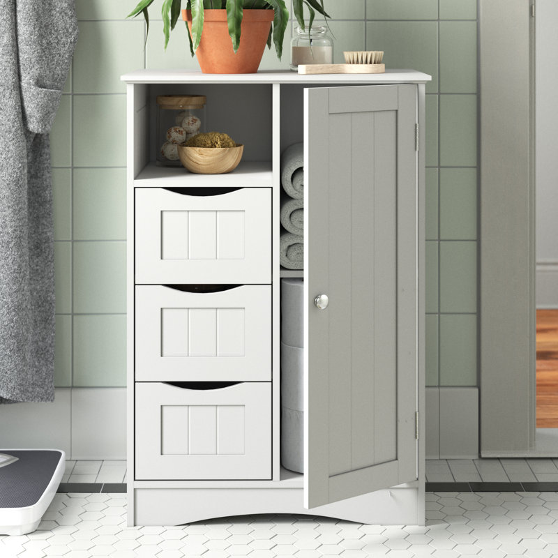 Ashland Bathroom Cabinet, White