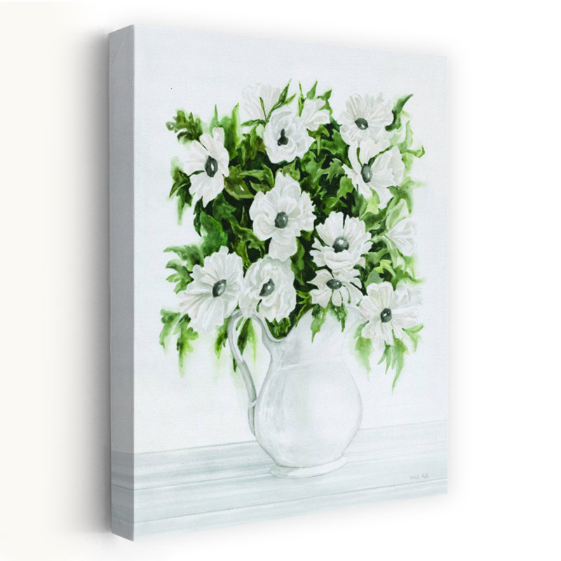 Pichet de coquelicots fleur de printemps, H 24 po x l 16 po