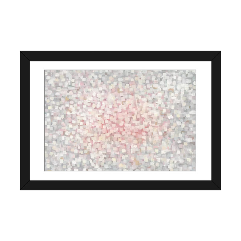 «Subtlety», reproduction sur toile, Papier d'art encadré noir, H 16 po x l 24 po x P 1 po, Blanc