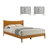Sandara Modern Solid Wood Fully Assemble 4 Piece Bedroom Set-236094087-236094081