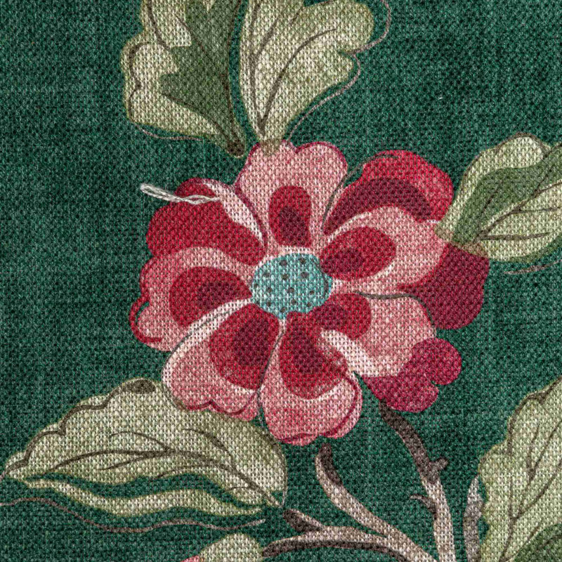 Trad Nouveau Symphony Fabric, Emerald