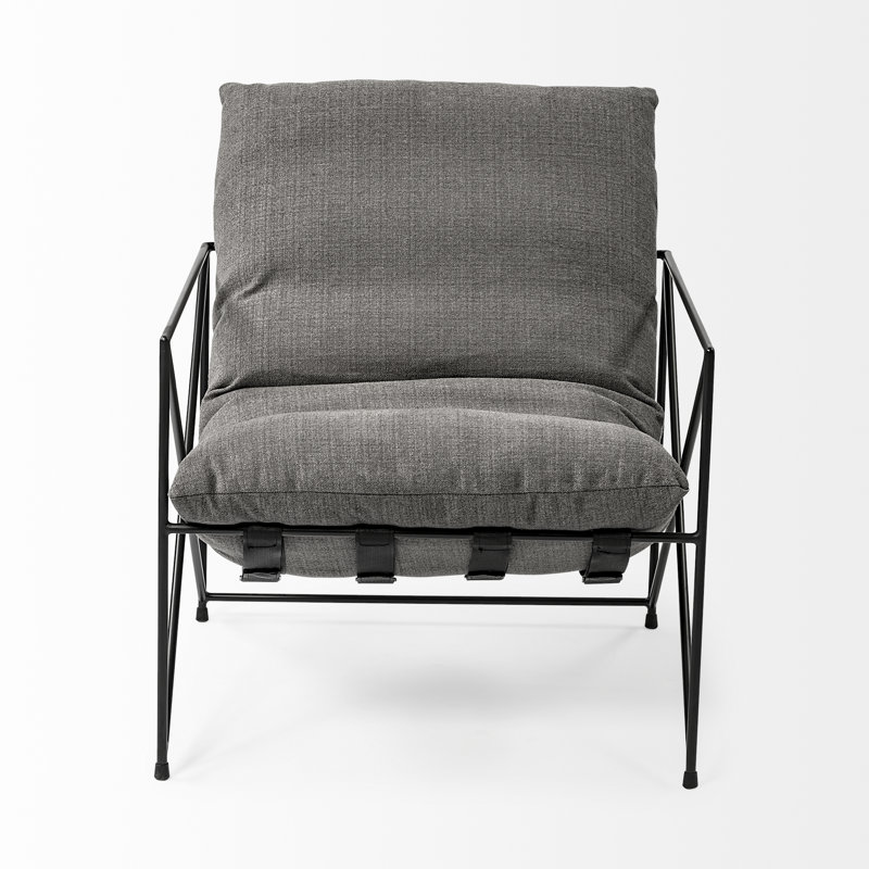 Antanae Sling Accent Chair, Gray