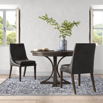 Chaise d'appoint en cuir Niara