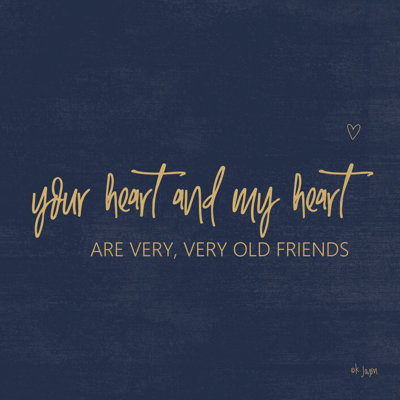 Your Heart And My Heart by Jaxn Blvd. - Wrapped Canvas Painting