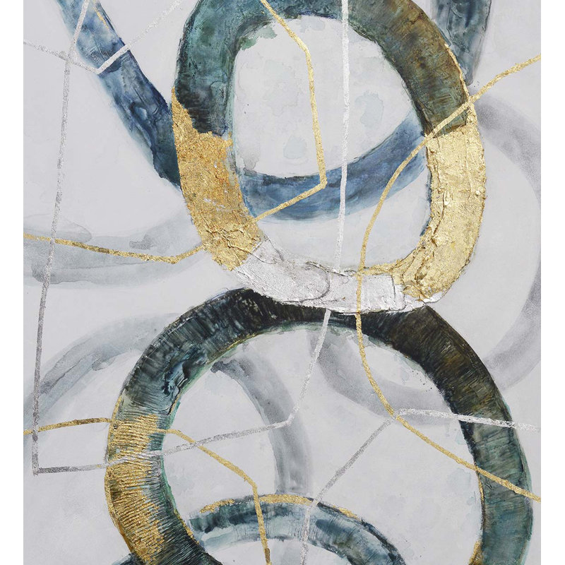 Berna Rings - Single Picture Frame Painting on Canvas