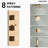 DualJetSpa Modern Thermostatic Dual Showerheads System, Rain Shower Head with Handheld Spray and Body Jet-95973116