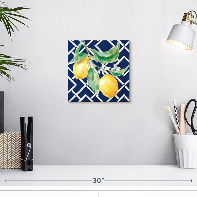 Yarlin Everyday Chinoiserie citrons I, H 10 po x l 10 po