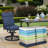 Outdoor High Back Dining Chair Cushion Set-193968245-194026266