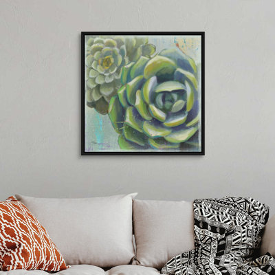 Succulents II, art mural sur toile