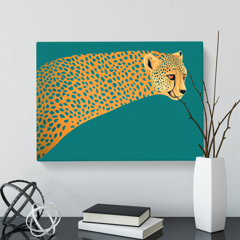 Cheetah Abstract - Wrapped Canvas, 50cm H x 76cm W x 3cm D