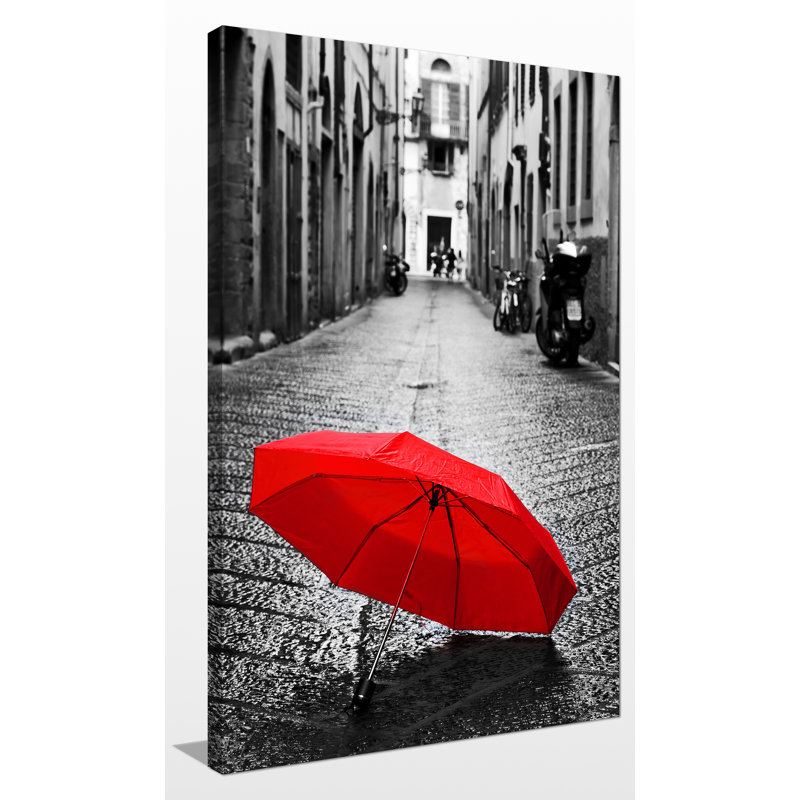 «Lost Umbrella», reproduction de photo sur toile tendue, H 30 po x l 18 po x P 1 po