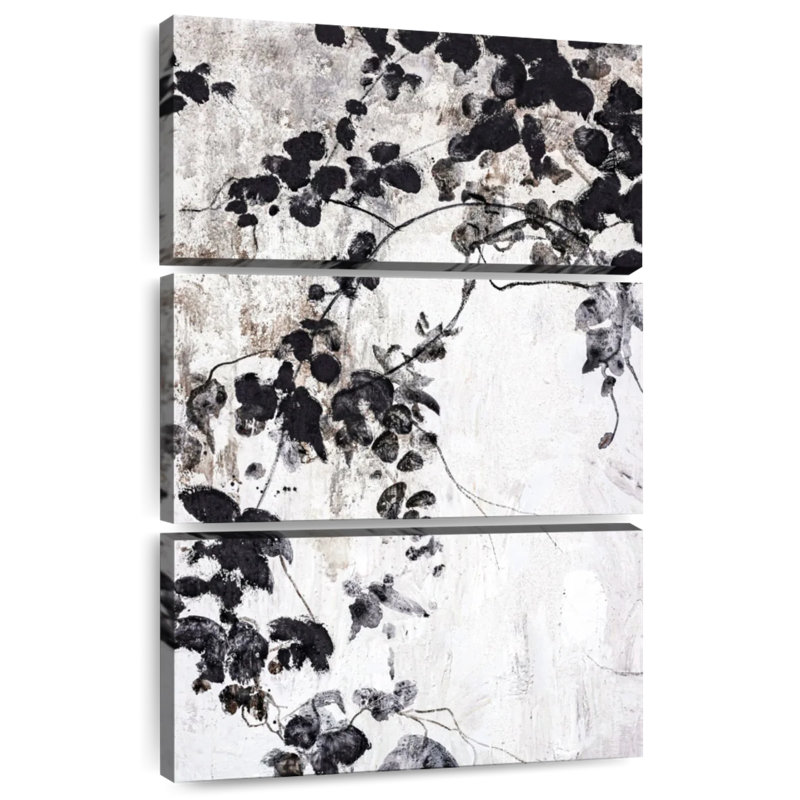 Harnek feuilles noires, H 32 po x l 20 po