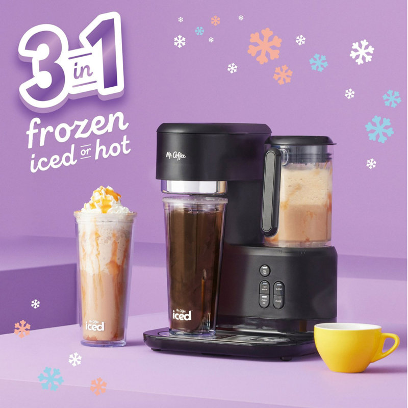 Black Drip Single-Serve Coffee Maker with Permanent Filter