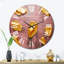 Horloge murale abstraite en métal-93380135