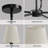 5-Light Modern Dimmable Chandelier With Fabric Shades-1571777153