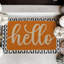 Paillasson orange Hello Fall