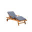 Brodbeck Reclining Sun Lounger with Cushion-559253321