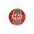 Beige Red Themed Motif Traditional Patterned Round Woven Base Vintage Decorative Carpet-1707308216