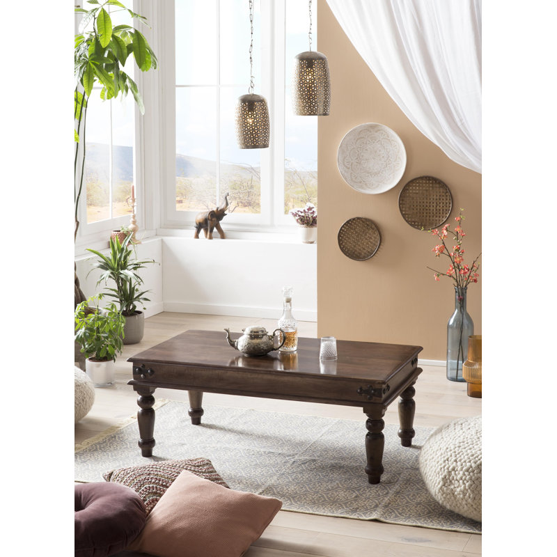 Hawkinsville Solid Wood Four Leg Coffee Table