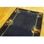 1930s Blue Minimalist Antique Chinese Art Deco Rug 3'0"x5'4" Wool Carpet Knotted