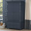 Grand garde-manger autoportant de 41,3 po avec 8 supports à vin | Armoire de rangement en bois avec 8 tablettes de porte, 3 tablettes réglables et 7 tiroirs pour la cuisine et la salle à manger-477719240