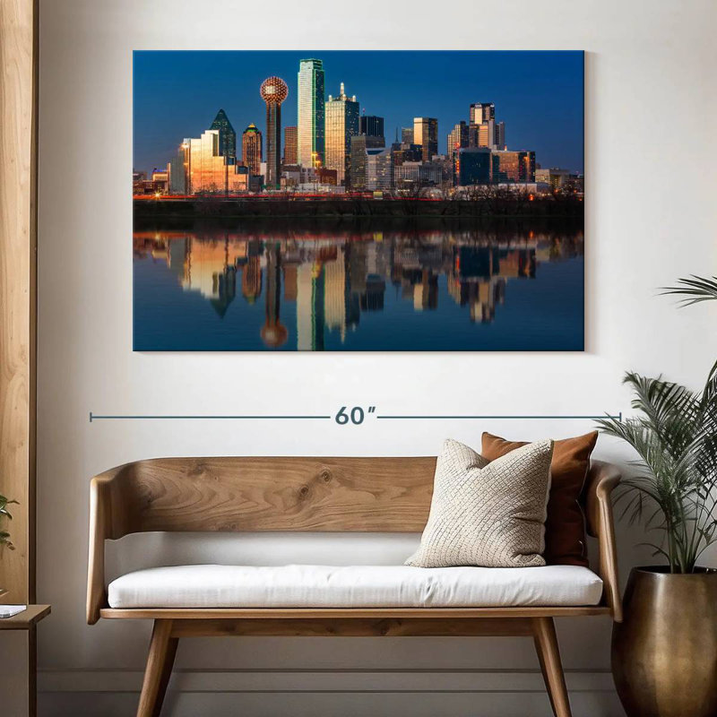Hannes Dallas Skyline, H 34 po x l 51 po