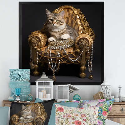 Gangsta Glam Cool Cat - imprimé