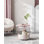 Nychelle Cross Legs End Table with Built-In Outlets