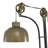 Aluminum Metal Pulley Black Table Lamp