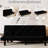 66" 2 - Seat Black Velvet Bed, Adjustable For Different Needs, Frame, Comfortable Supportive Cushions Bed Transforming Gracefully, 3 Position , Strong Wood Comfort Seating-1636088295