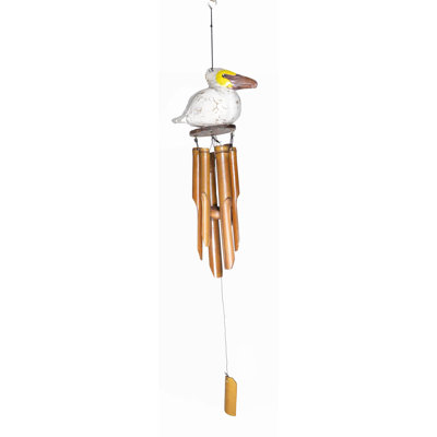 Asherville Weather Resistant Wood Animals Wind Chime