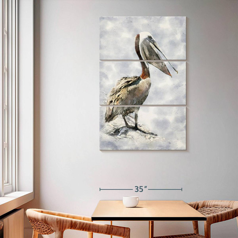 Brampt Brown Pelican, 65" H x 42" W