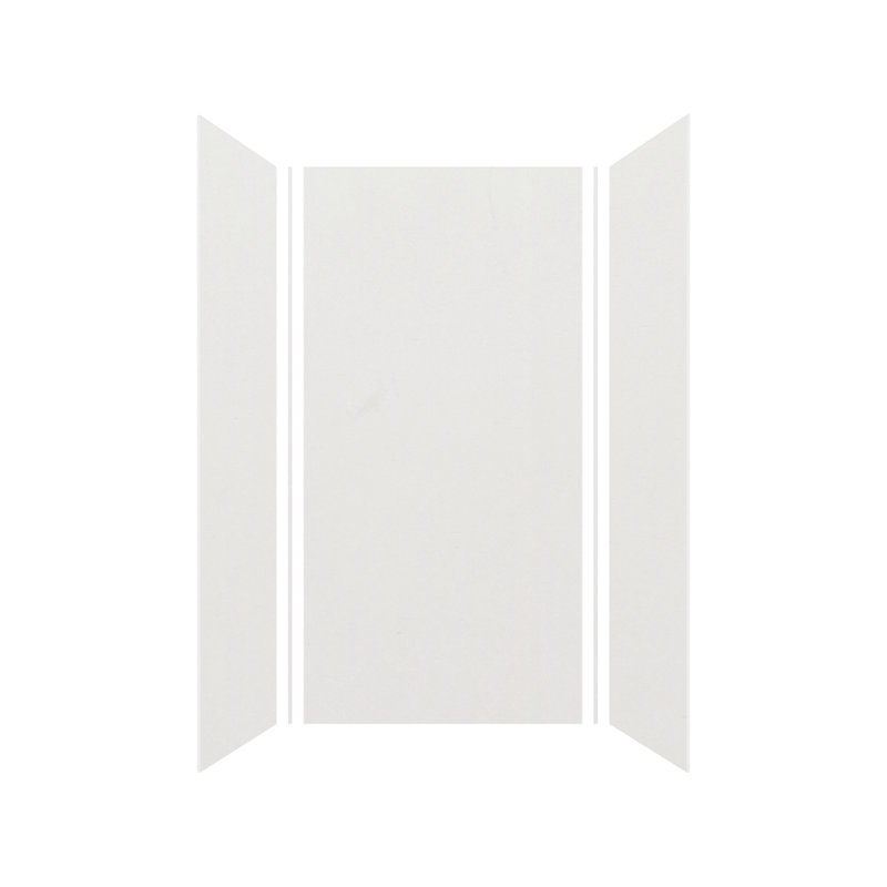 Paroi de douche à 3 panneaux l 48 po x P 36 po Expressions, Gris, H 72 po x l 48 po x P 36 po