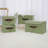 Storage Bin With Lid Storage Boxes With PU Leather Handles PP Plastic Board Decorative Foldable Lidded Cotton Linen Fabric Home Cubes Baskets Closet Organizer Container