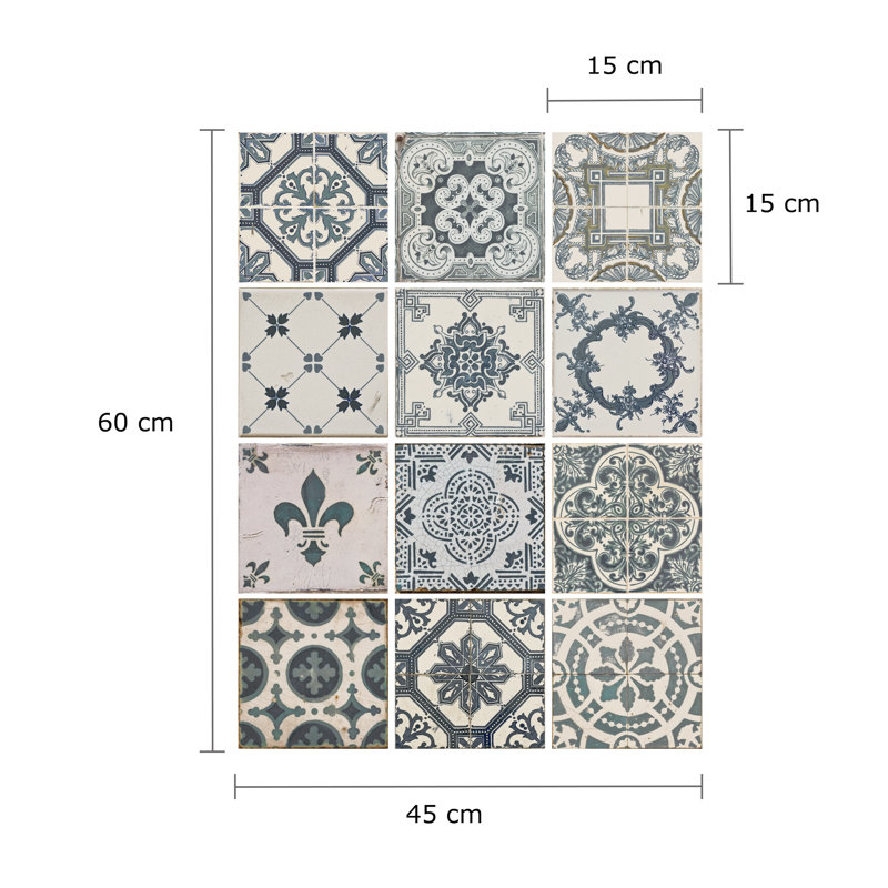 Carreau de terrain pelez et collez en PVC 6 po x 6 po