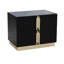 Très grand lit noir 5 pièces Avon-1310358726