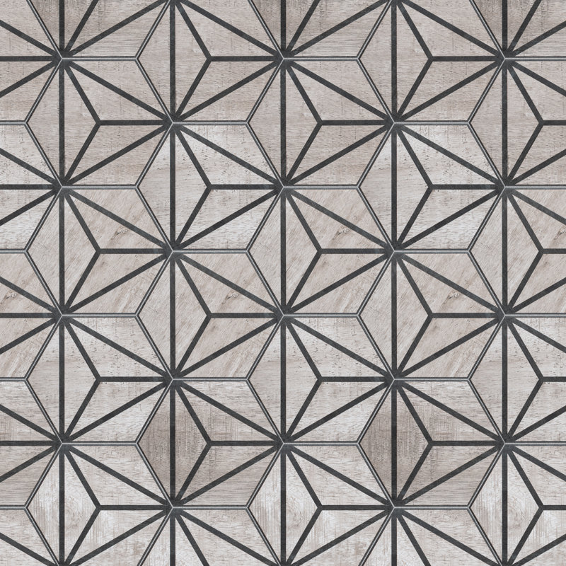 Sawnwood Tribeka 9" x 10" Porcelain Vintage Wall & Floor Tile