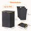 Bhargava Fabric Laundry Hamper with Handles-493853389-493853391