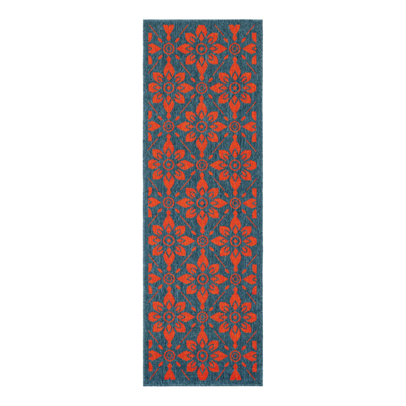 Indoor/Outdoor Trellis Area Rug, Runner 2' x 6'1"