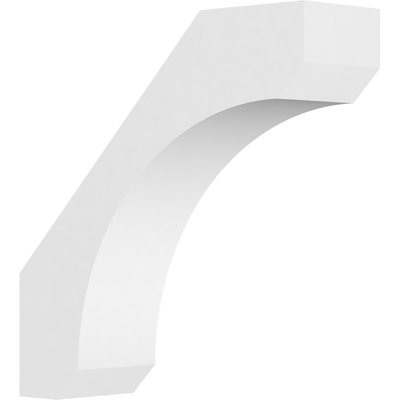 3"W x 12"D x 12"H Standard Legacy Architectural Grade PVC Knee Brace
