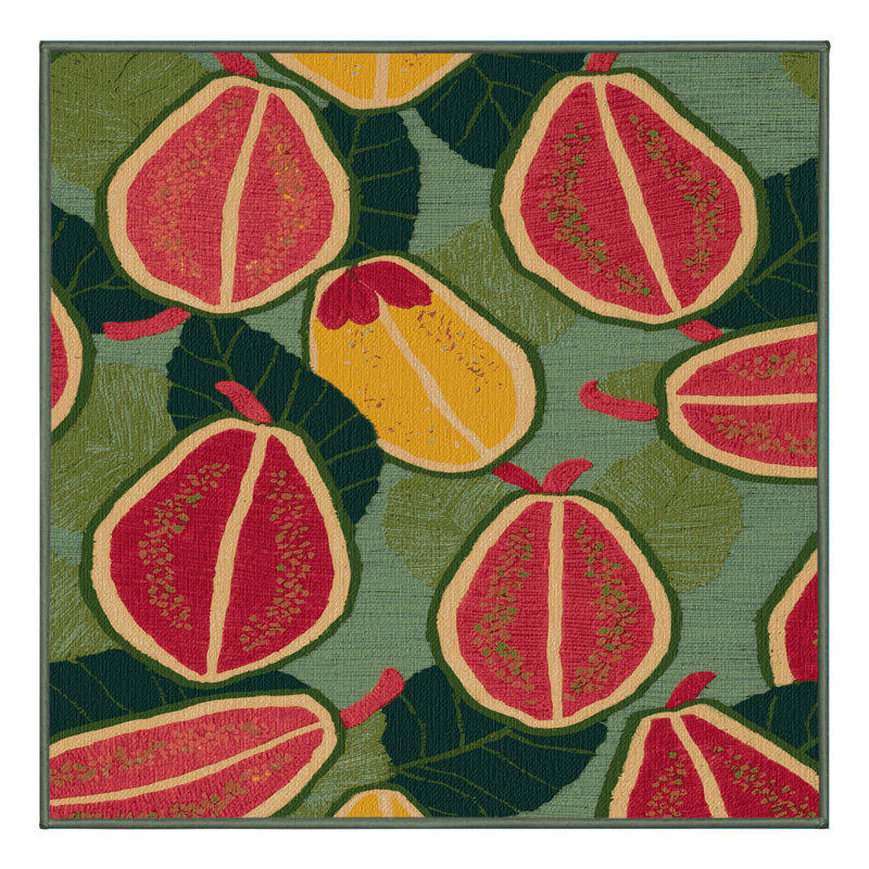  Tapis lavable goyave, Rectangle de 5 pi x 8 pi