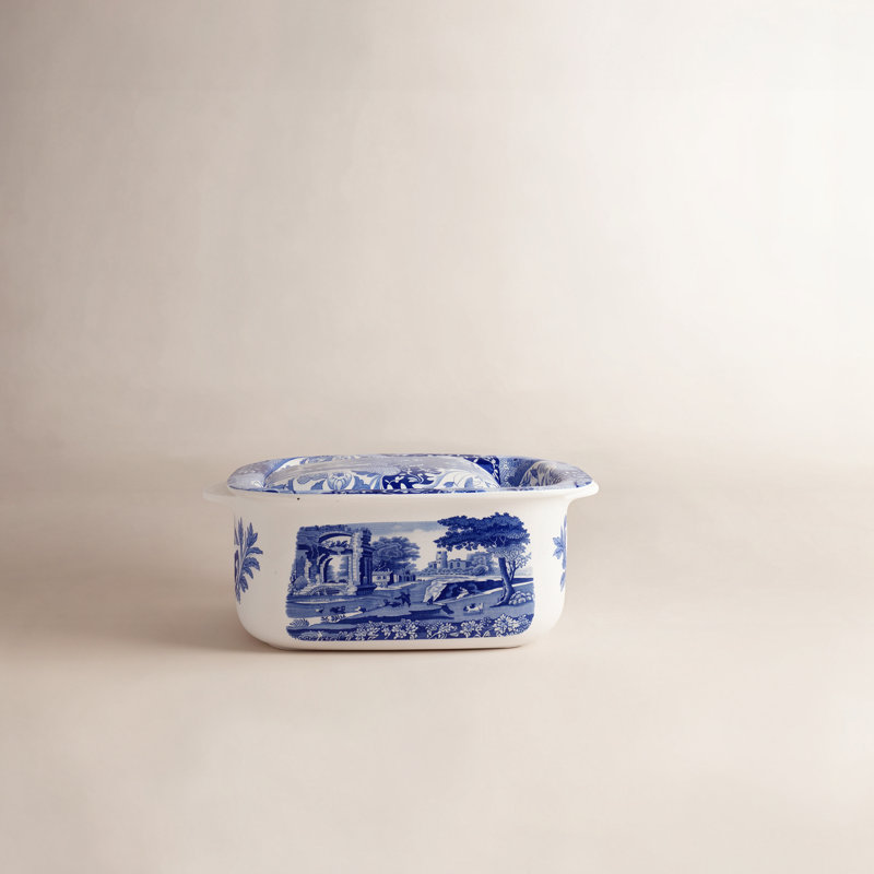 Spode Blue Italian Square Dish