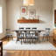 Ensemble de 8 chaises d'appoint Brendi