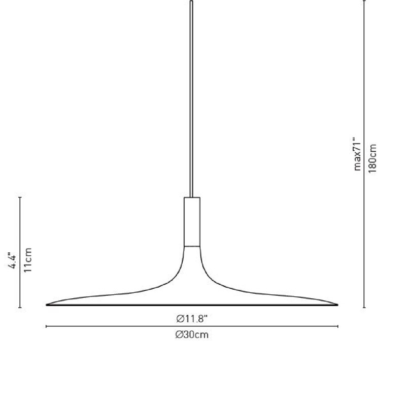 Judi 1 - Light Single Pendant, Matte Black