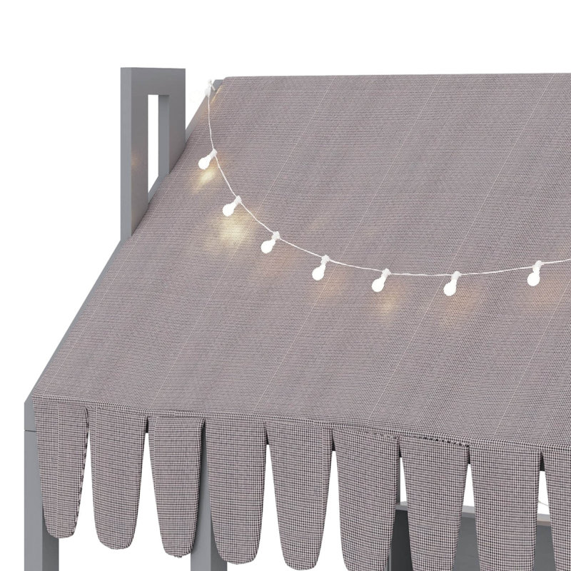 Lit sur pied Montessori House, Gris