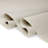 Dappled Ash 8-Panel Double Rail White Track Extendable 130"-175"W x 116"H, Panel width 23.5"