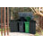 Keter Store It Out Prime Durable Resin Outdoor Storage Shed With Floor and Double Doors for Garden Patio Furniture and Tools